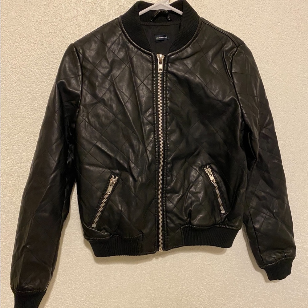 Brandy Melville leather jacket